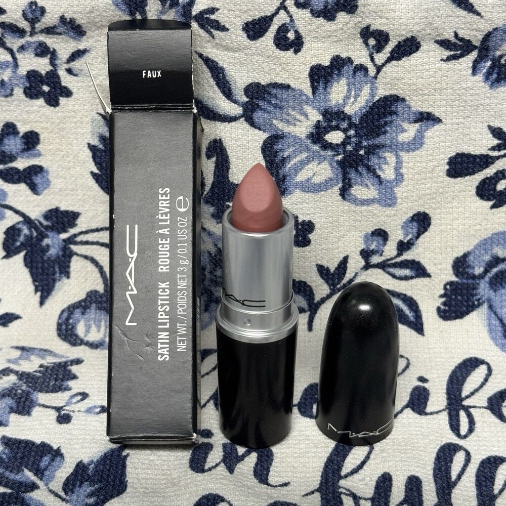 Mac Satin Lipstick Faux A25 - Full Size 3 g / 0.10 Oz. - NIB Discontinued